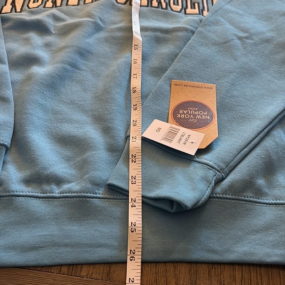 NWT [New York Popular] North Carolina Tar Heels NCAA Crewneck Sweatshirt Youth M - Picture 7 of 11